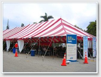 40'x100' R/W Pole Tent