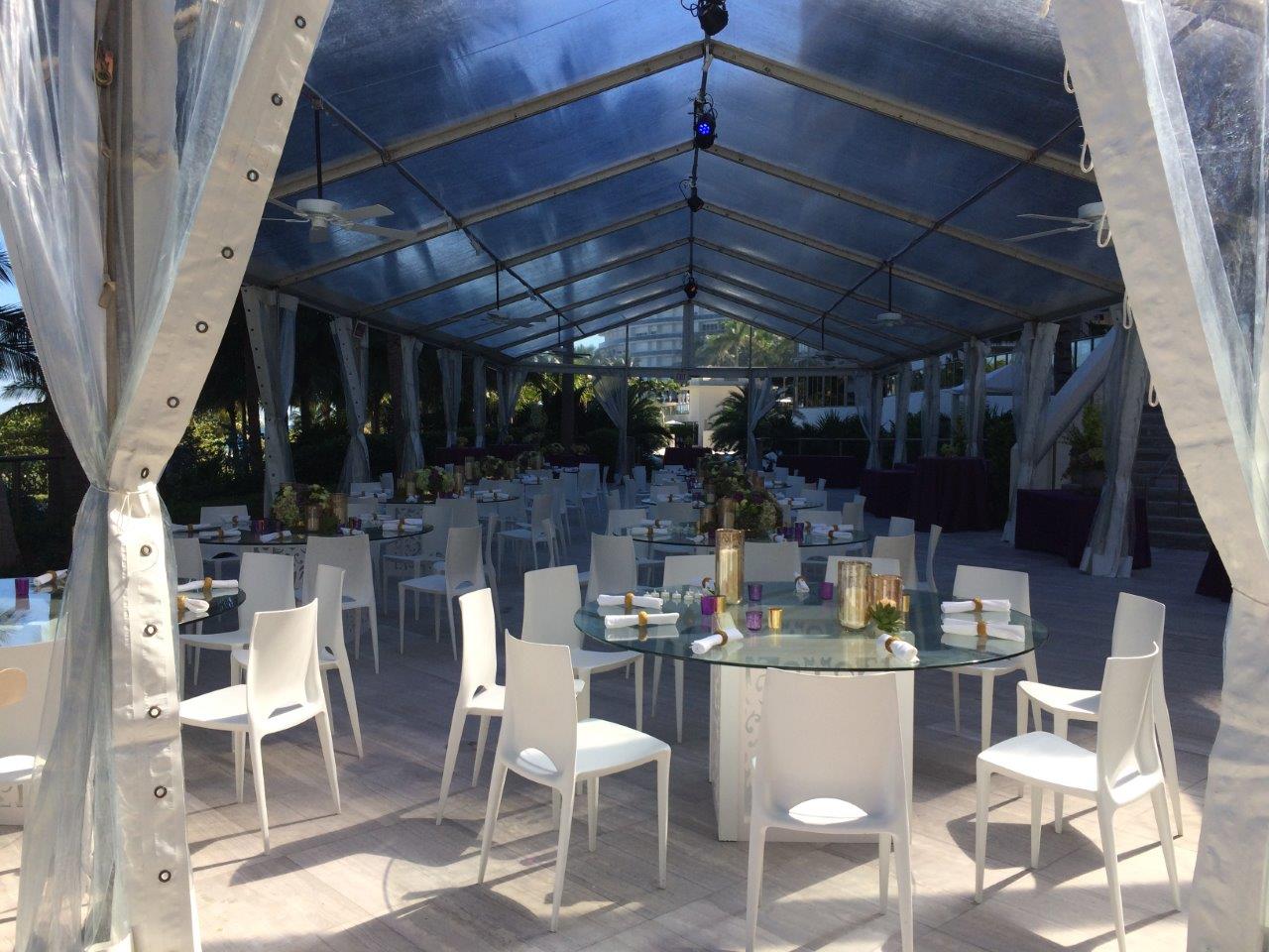 30'x80' Clearspan w/ Clear Top - St. Regis Bal Harbour