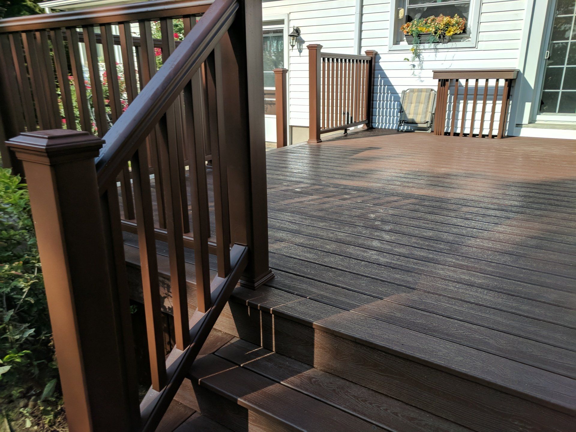 Back Deck with Stairs