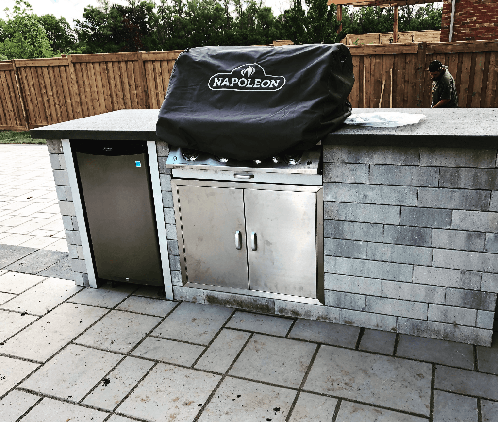 Backyard BBQ Install