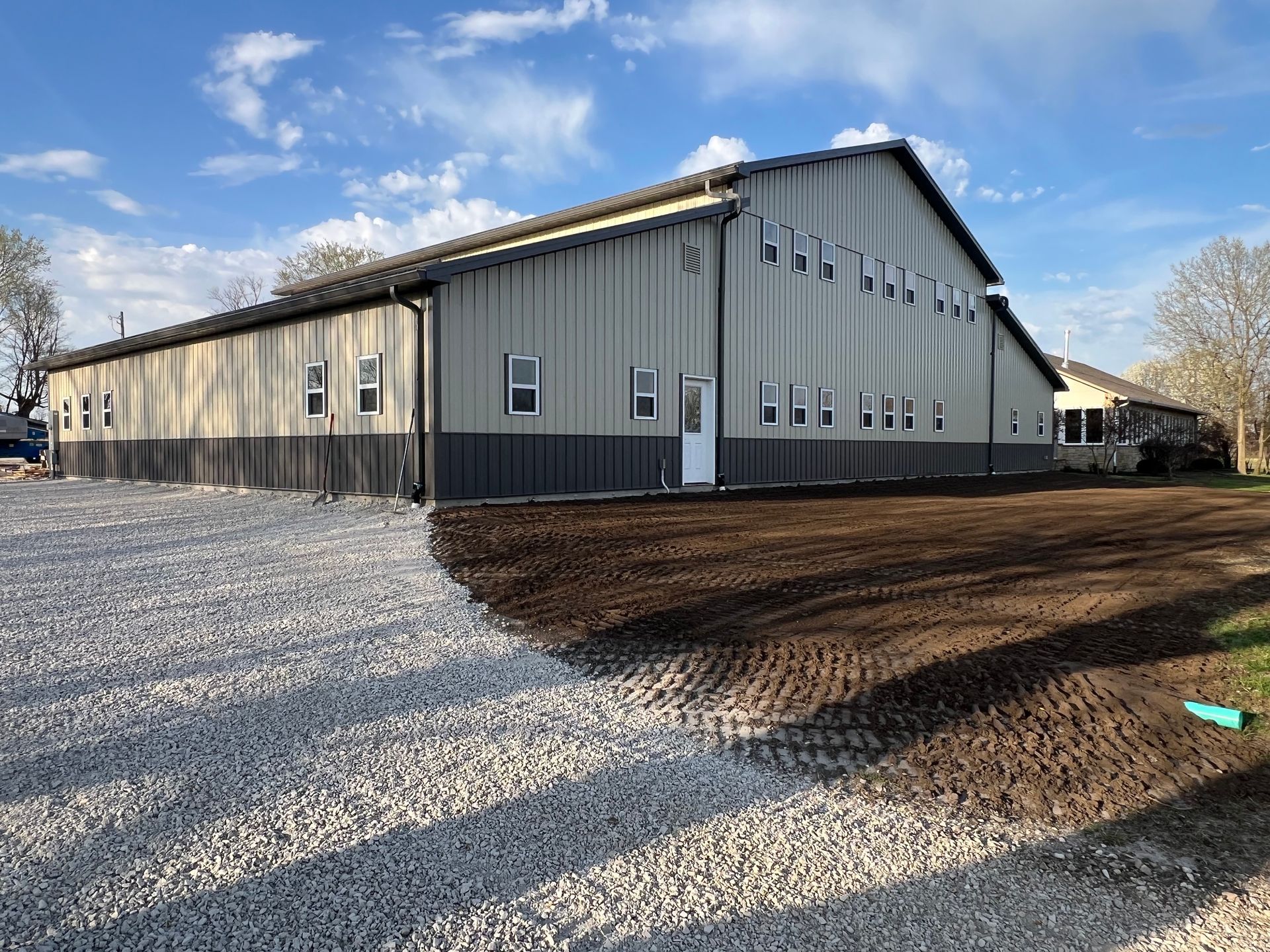 A bulldozer is moving dirt in a quarry.