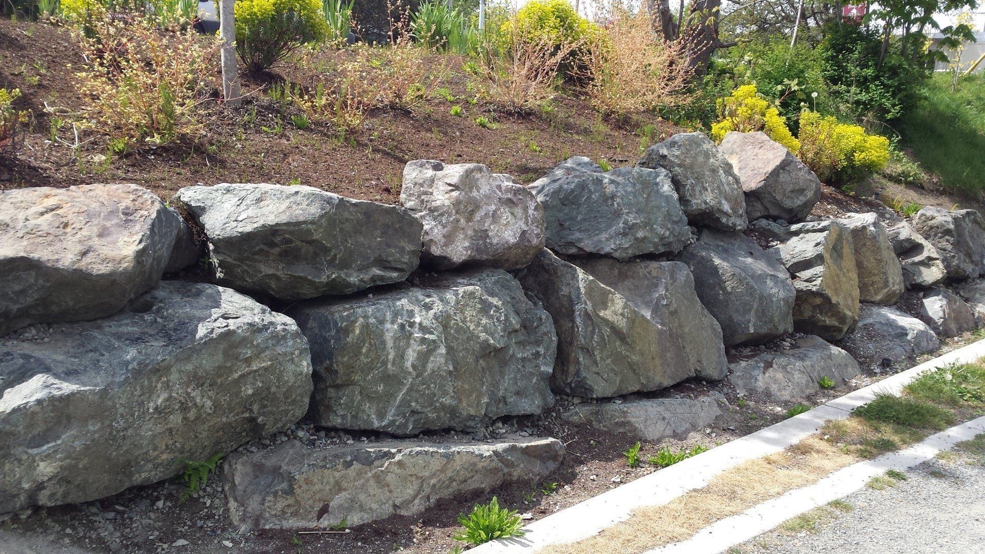 Halifax Retaining Walls boulder retaining wall
