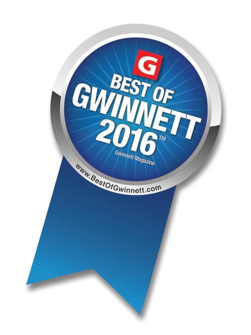 Voted Best Of Gwinnett 2016!