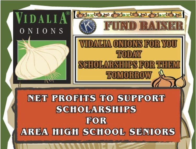 Kiwanis Club Scholarship Fundraising - Vidalia Onion Sale! Support Our Local Youth!
