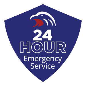 The American Service 24 Hours Emergency Service Logo - Wichita, KS - American Services
