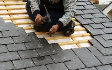 rehabilitar tejado de tejas de pizarra con filtraciones en lugo