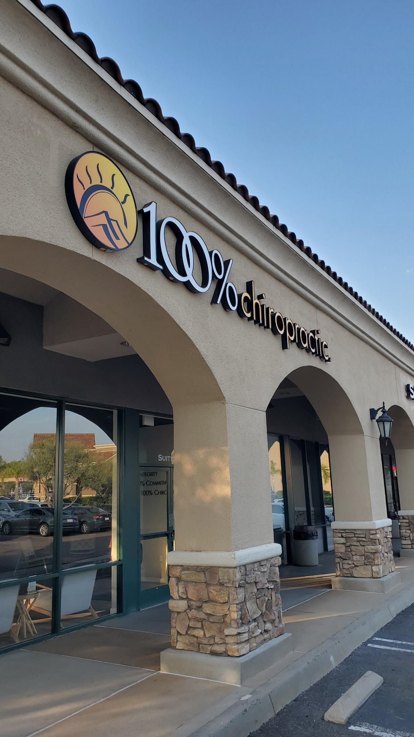 A building with a sign that says `` 10 % lingerie '' on it.