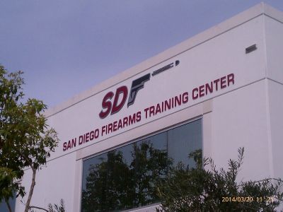The sdf san diego firearms training center building