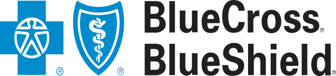 The blue cross blue shield logo is shown on a white background.