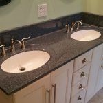 There Are Two Sinks In The Bathroom With Granite Counter Tops | Wichita, KS | David Lies Plumbing