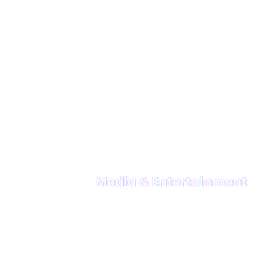 Media & Entertainment text logo.