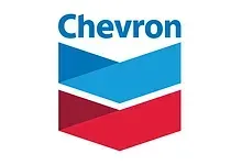 The chevron logo is a blue and red chevron arrow.