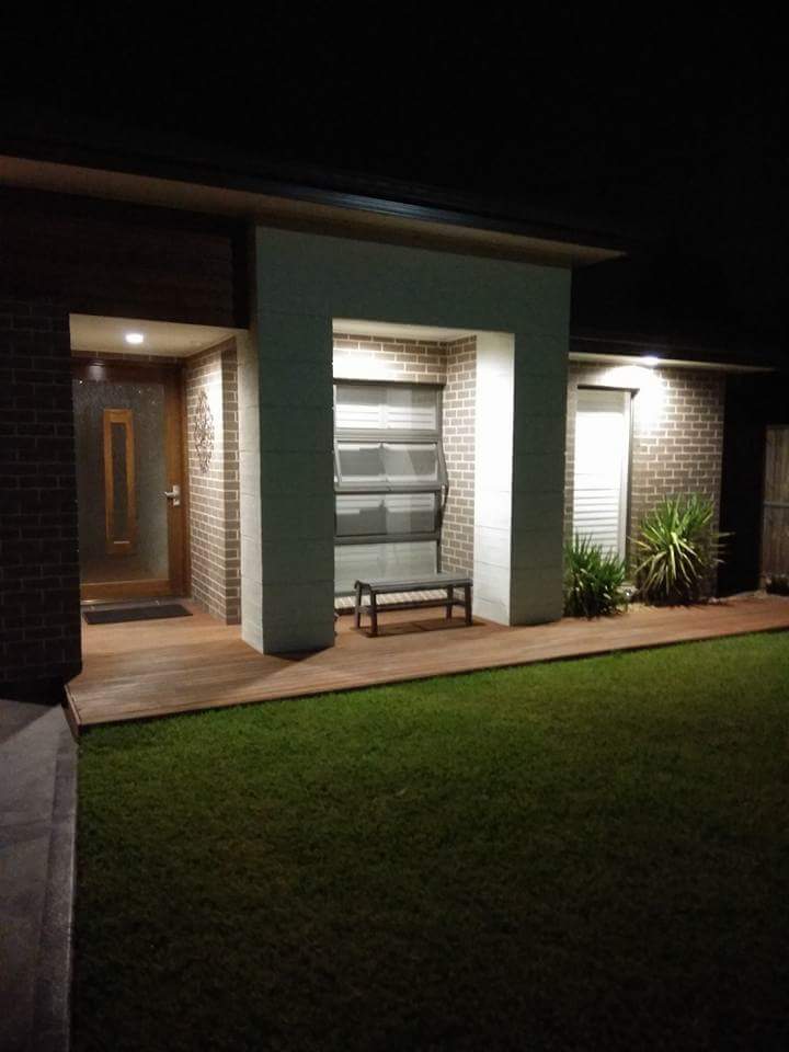 Outdoor Led Lights Installed — Electrical Services in Southport, QLD