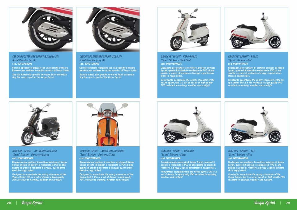 vendita ricambi scooter