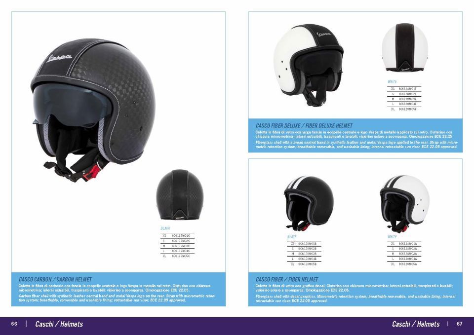 vendita caschi