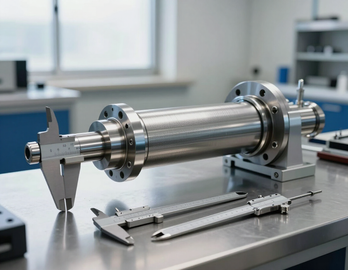 Cilindro hidráulico en revisión