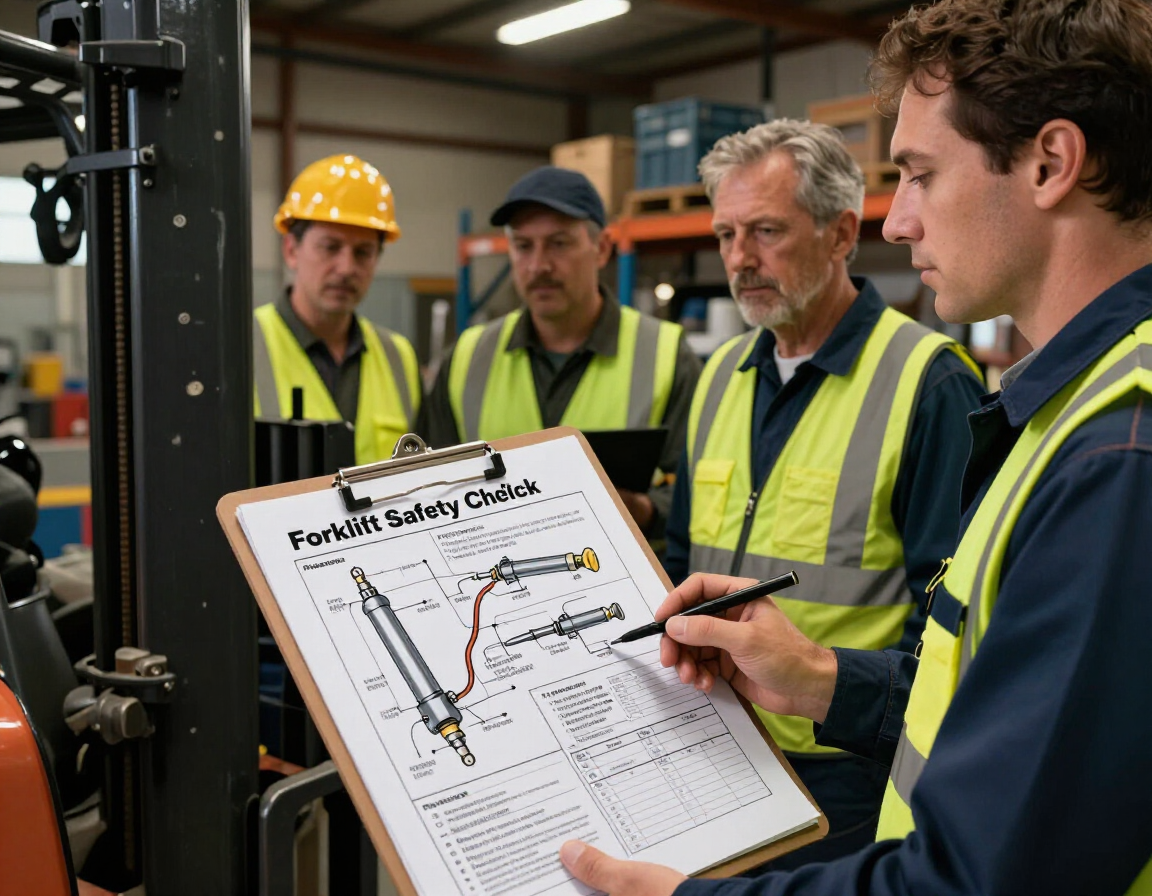 Equipo técnico revisando un plan de mantenimiento