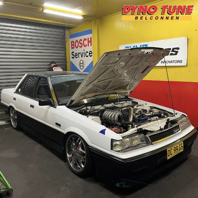 White Car Open Car Hood — Mechanic In Belconnen, ACT