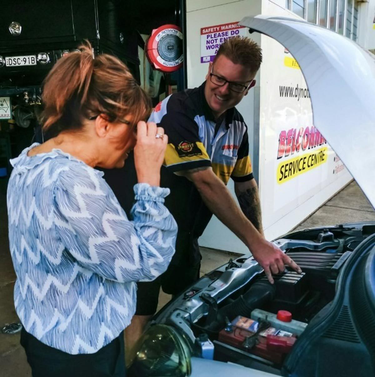 Mobile Car Mechanic At Work
