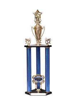 3 Post Column Trophies from Awards Canada