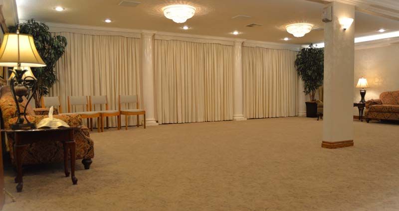 East room at Metcalf Bonzo Mortuary