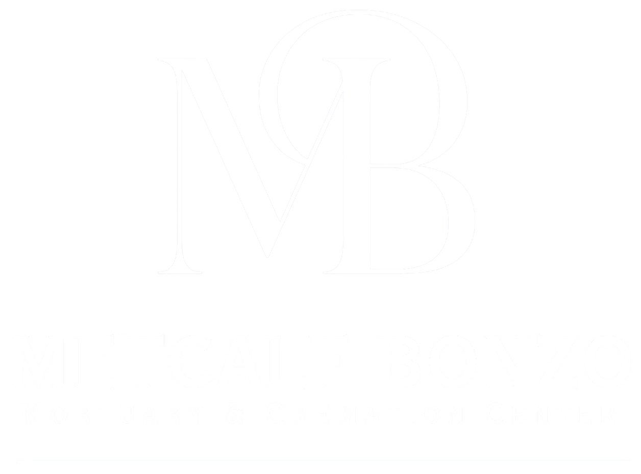 Metcalf Bonzo Mortuary & Cremation Center logo in footer