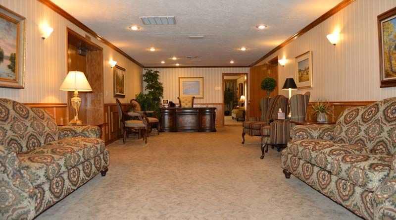 Reception area at Metcalf Bonzo Mortuary