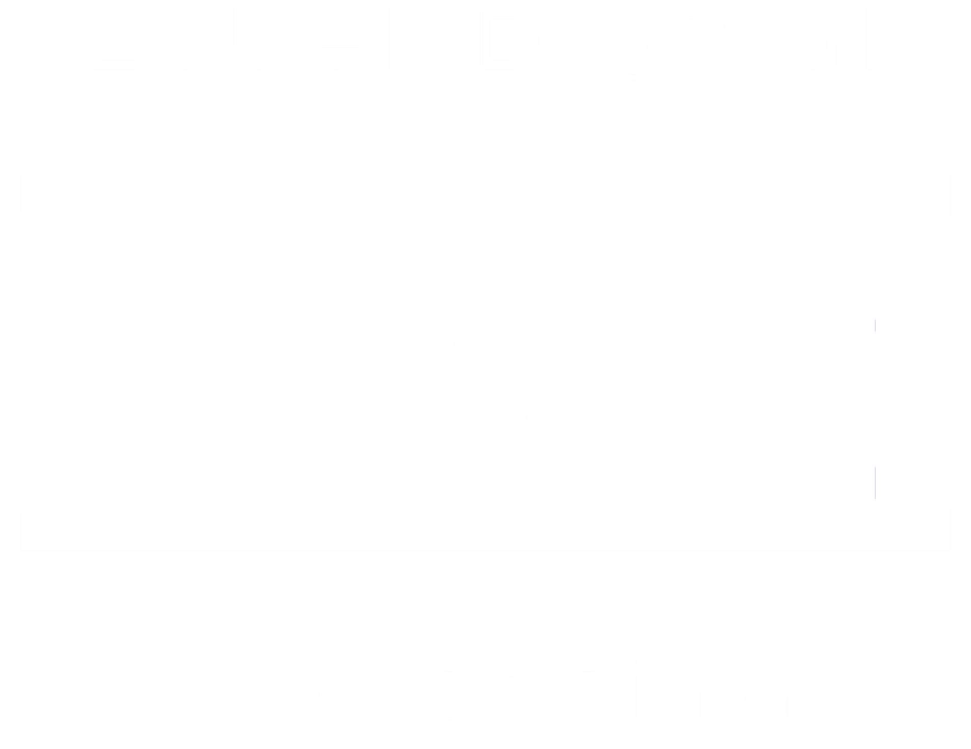 Esbel Digital Marketing - White Logo
