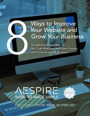 a poster for ways to improve your website and grow your business