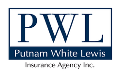 The logo for putnam white lewis insurance agency inc.