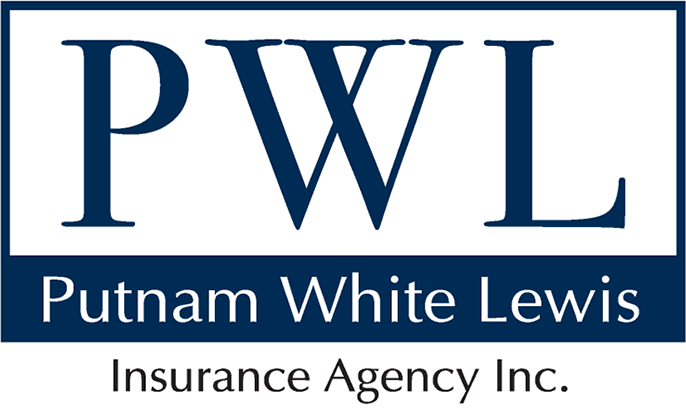 The logo for putnam white lewis insurance agency inc.