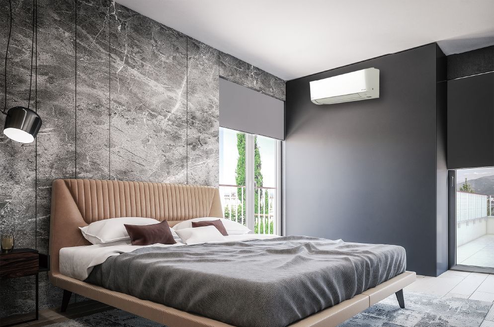 A Square Air Conditioner is Mounted to the Ceiling of a Room — L & K Electrical & Air Conditioning in Narrabri, NSW