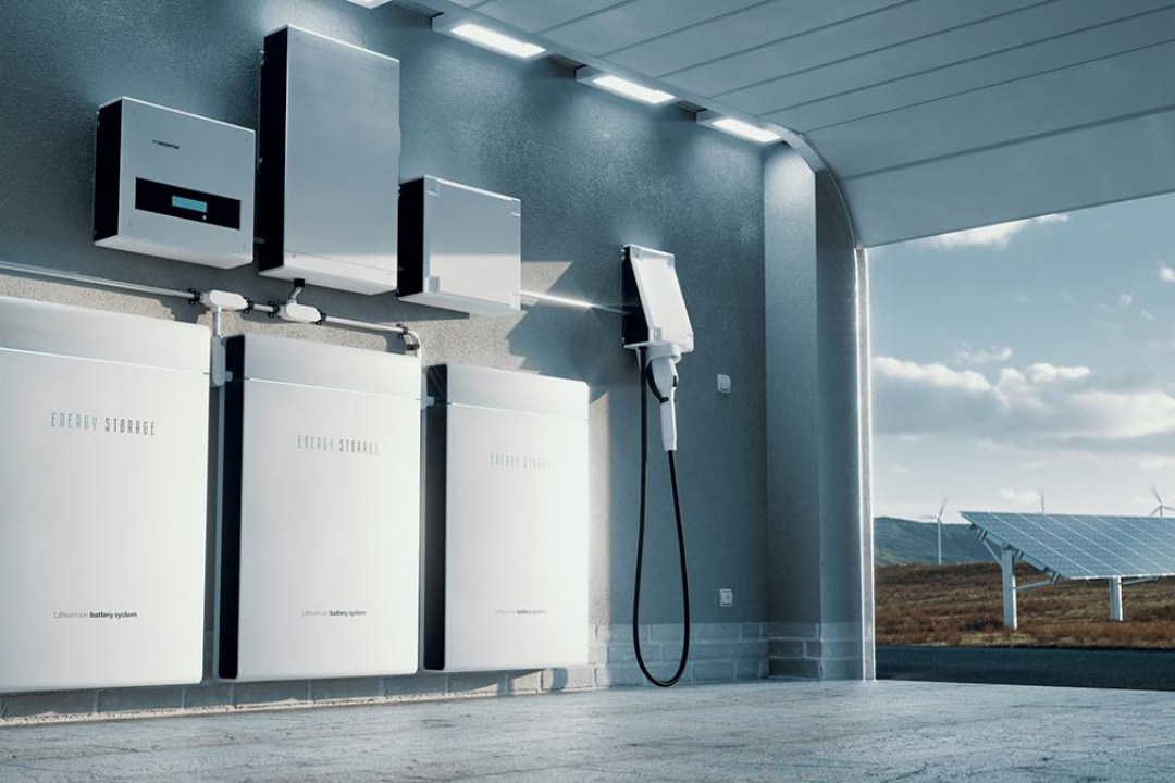 An Electric Car is Being Charged at a Charging Station — L & K Electrical & Air Conditioning in Armidale, NSW