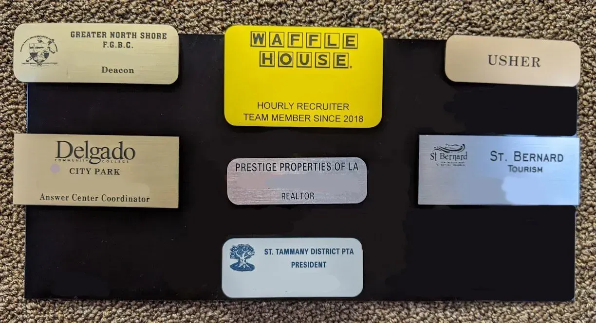 A collection of business cards including one for macello house