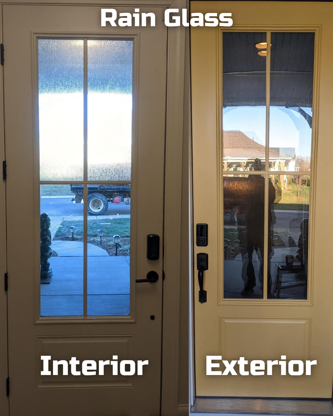 A stained glass window with a colorful design on it