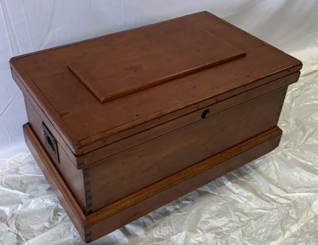 Antique chest, post-treatment