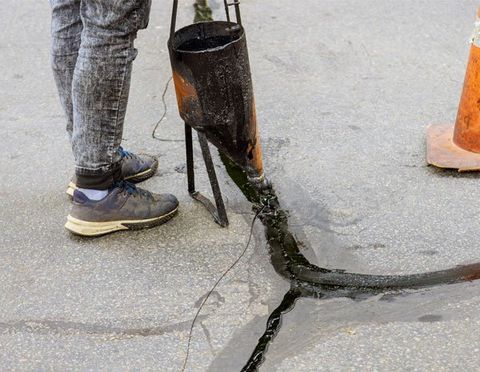 Sealing Joint Crack — Jacksonville, IL — VICC/AsphaltGuy.com