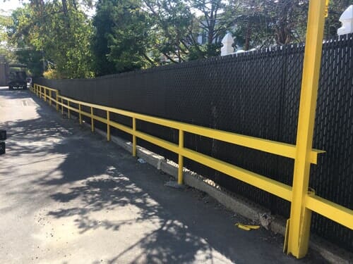 Guard rail on the side of the road—Security Fence in Bronx, NY