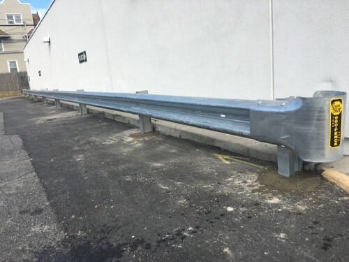 Guard rail beside a building—Security Fence in Bronx, NY