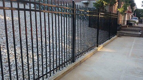 Black steel fence—Security Fence in Bronx, NY