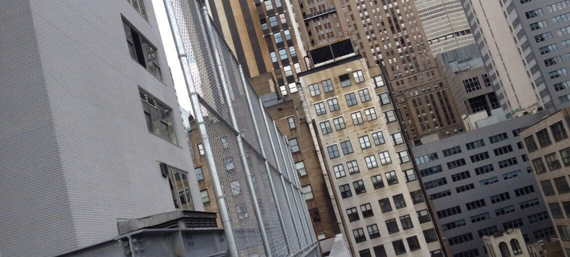 NYC Roof Security Fence Installation