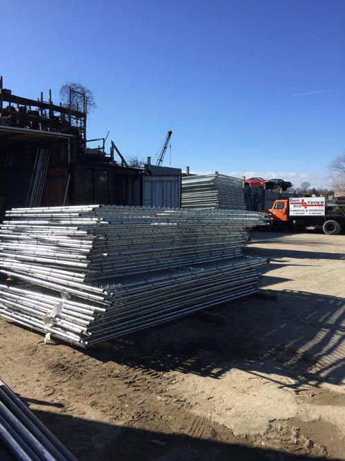 Truck with Temporary Fences—Security Fence in Bronx, NY