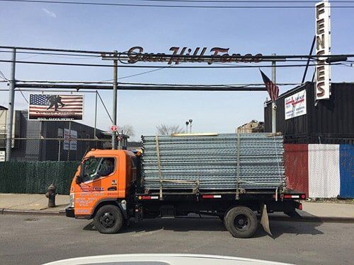 Truck with Fences—Security Fence in Bronx, NY