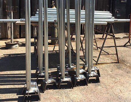 Excavator Truck — security fence in Bronx, NY