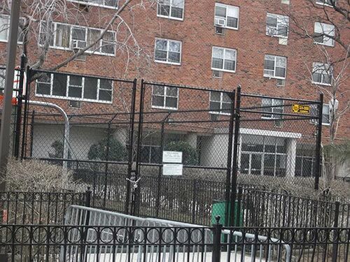 Steel Fences side view — fence installation in Bronx, NY