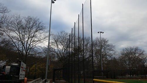 Metal fence — temporary fence in Bronx, NY