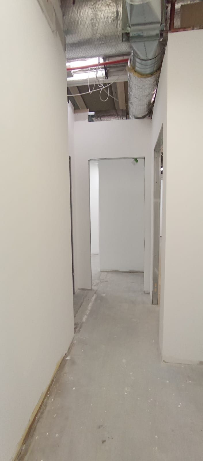 lavori in corso cabina sterile