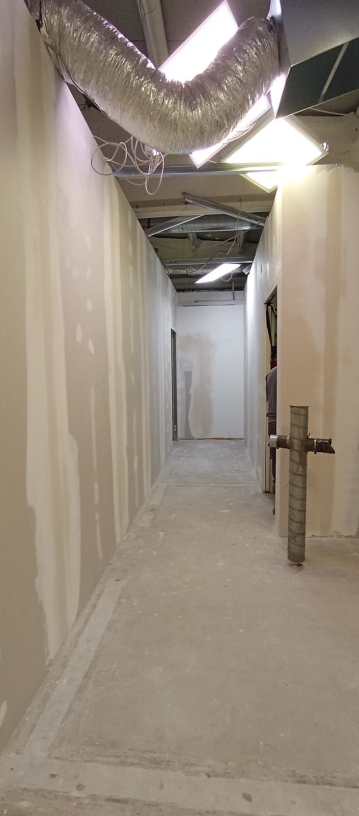 lavori edili per cabina sterile