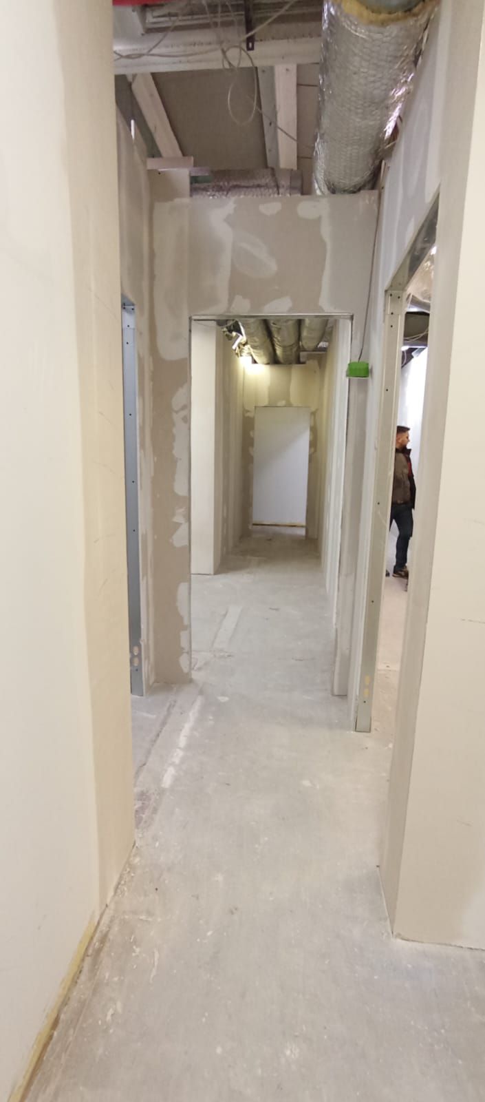 lavori edili per cabina sterile