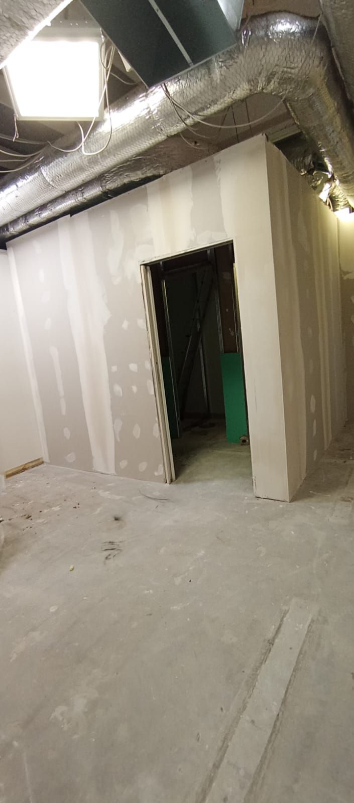 lavori edili per cabina sterile